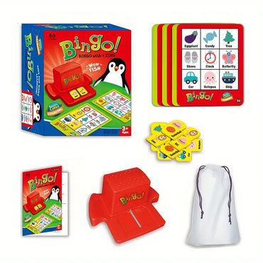 Bingo Penguin Wow Fish | Bingo Cards Toy
